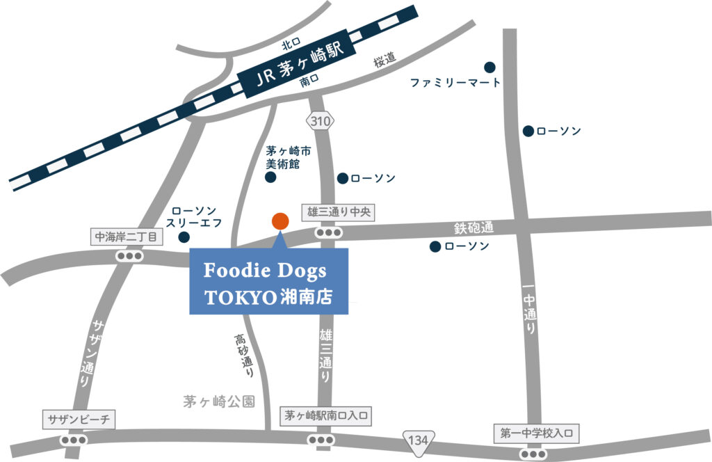 Foodie Dogs TOKYO湘南店＿MAP