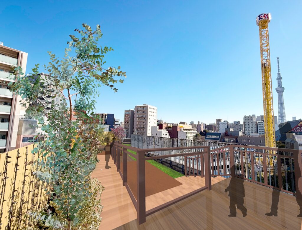 浅草花やしき新屋上庭園